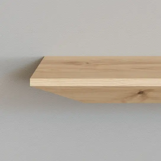 Wandplank verjongd - Grenen - 25 mm dik Beperkt Aanbod